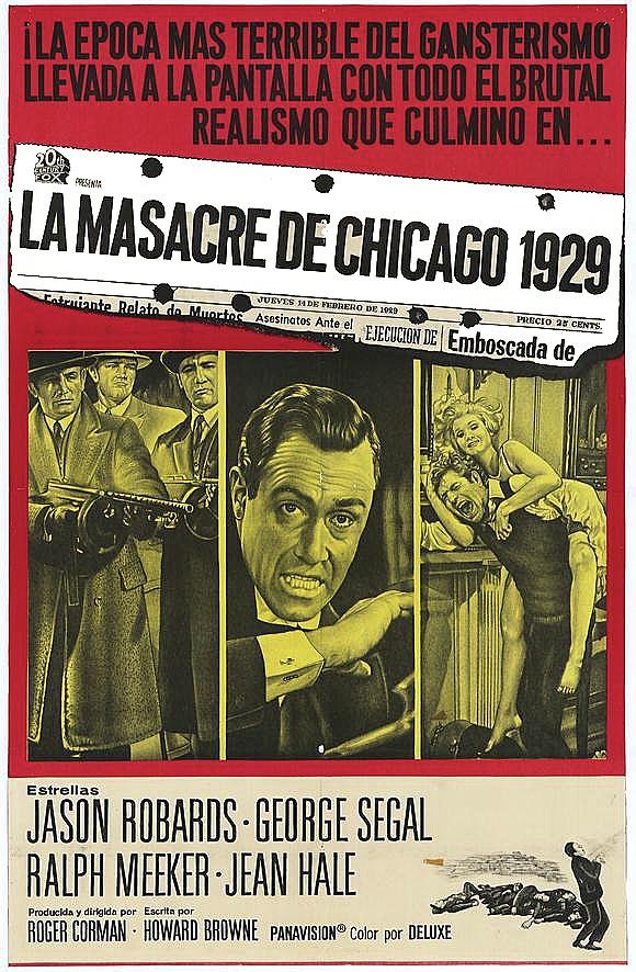 Jason Robards as Al Capone  Spanish theatrical  poster The St. Valentines Day Massacre 1967  Photograph by David Lee Guss