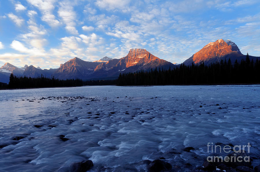 Jasper - Athabasca River Sunrise Photograph by Terry Elniski