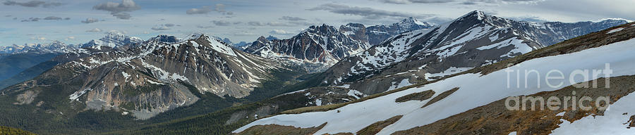 Jasper Mountains Panorama Photograph by Adam Jewell