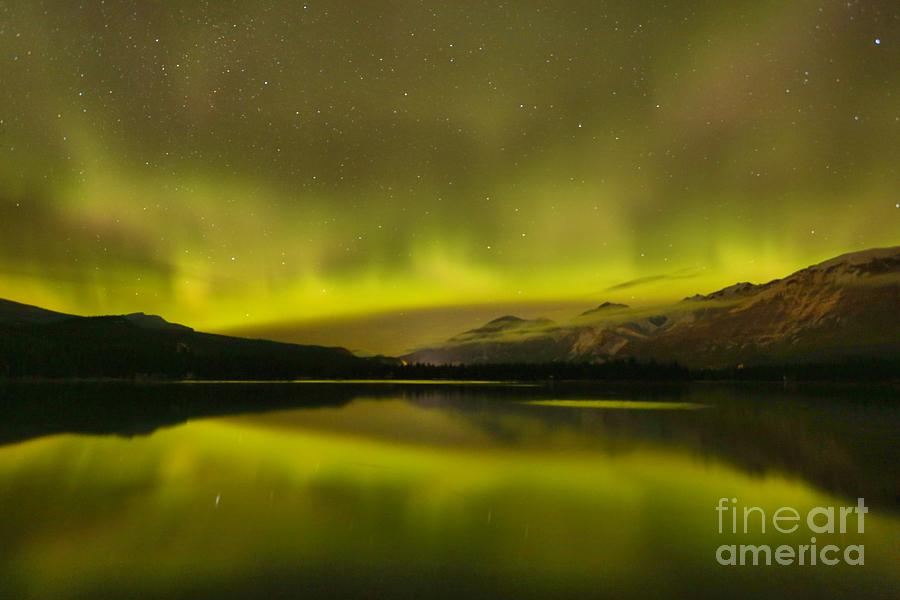 Jasper Northern Lights Spectacular Photograph by Adam Jewell