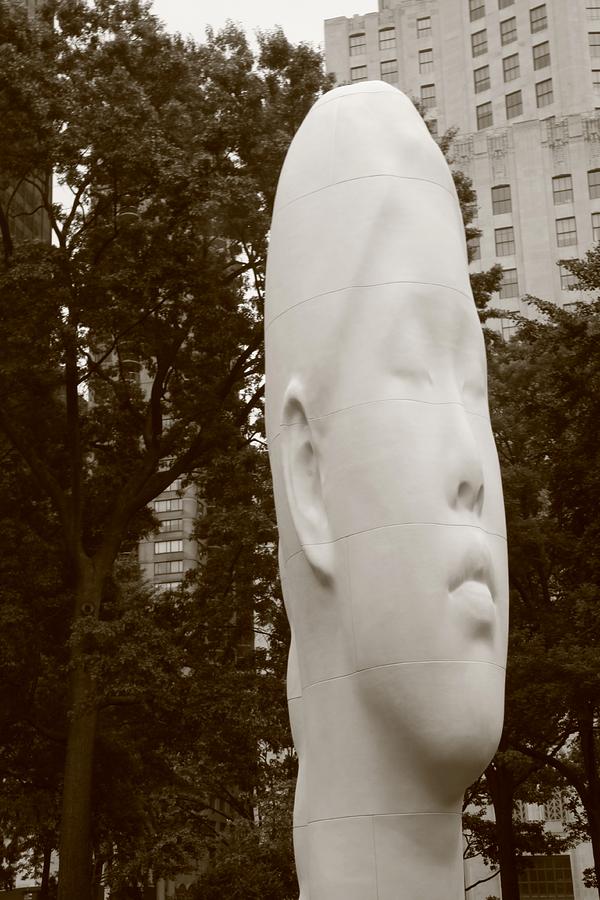 Jaume Plensa Echo 1 Photograph by Freda Sbordoni - Fine Art America