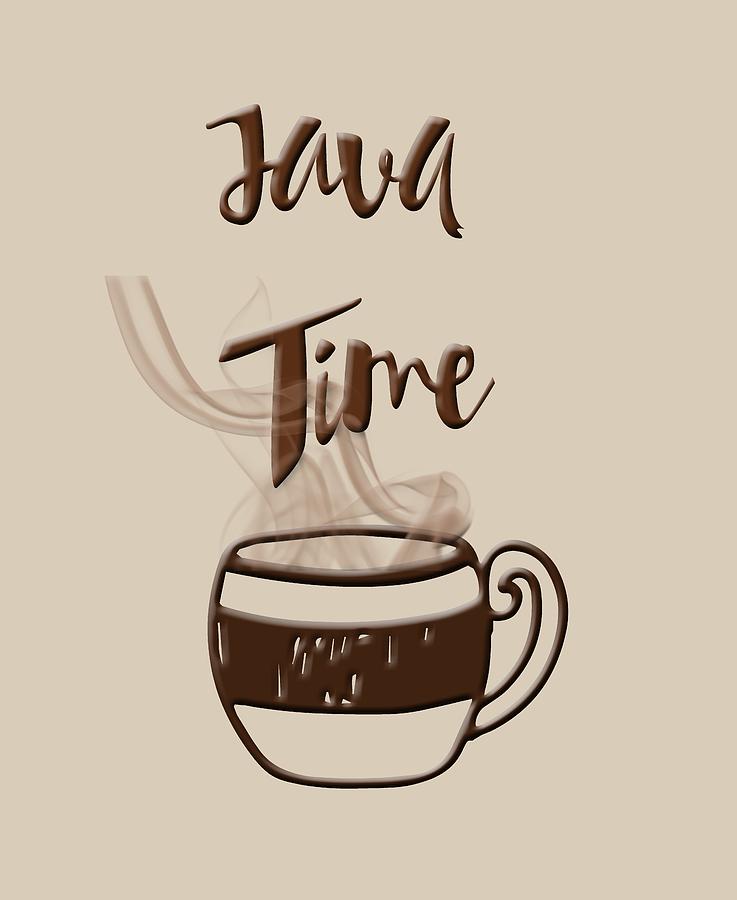 Java Time - Steaming Coffee Cup Photograph by Joann Vitali