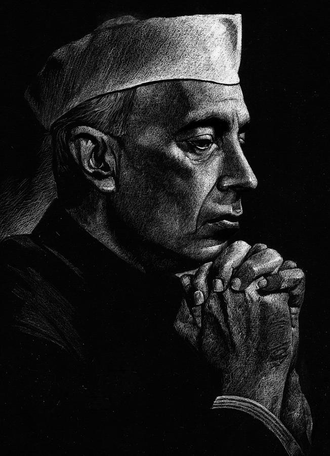How to draw Pandit Jawaharlal Nehru face sketch drawing step by step | Face  sketch, Pencil sketch images, Draw on photos