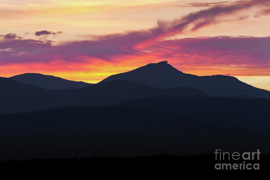 Jay Peak Sunset Photograph by Alan L Graham