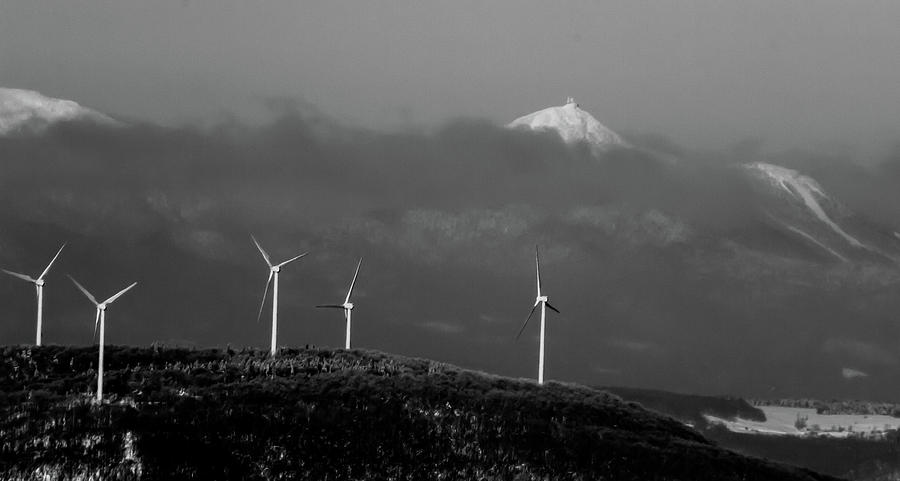 Jay Peak Wind Power Photograph by Tim Kirchoff