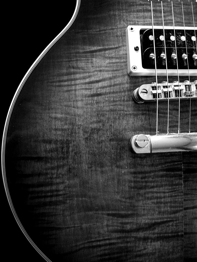 Jay Turser Guitar BW 1 Photograph by Dorothy Lee