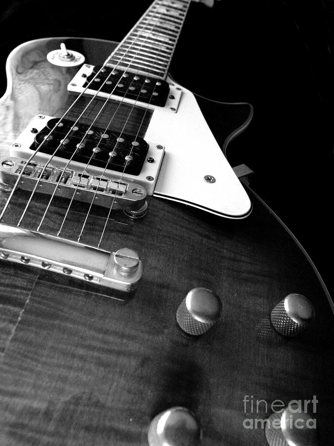 Jay Turser Guitar BW 3 Photograph by Dorothy Lee