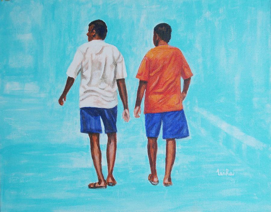 Jay Walkers Painting by Usha Shantharam