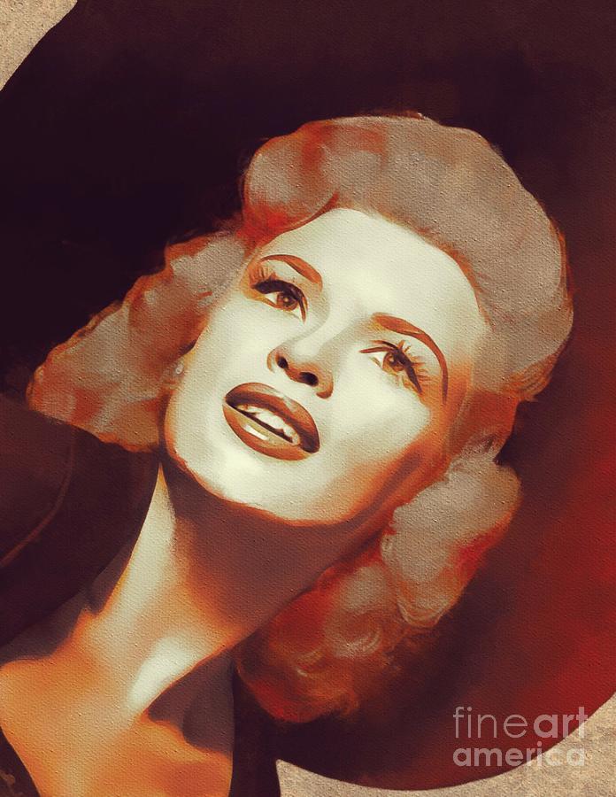 Hollywood Painting - Jayne Mansfield, Hollywood Legend by Esoterica Art Agency