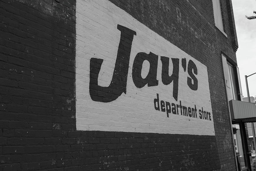 Black And White Photograph - Jays department store in BW by Doug Camara