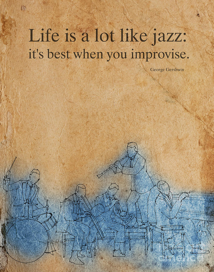 Jazz 25 Drawing by Drawspots Illustrations - Fine Art America