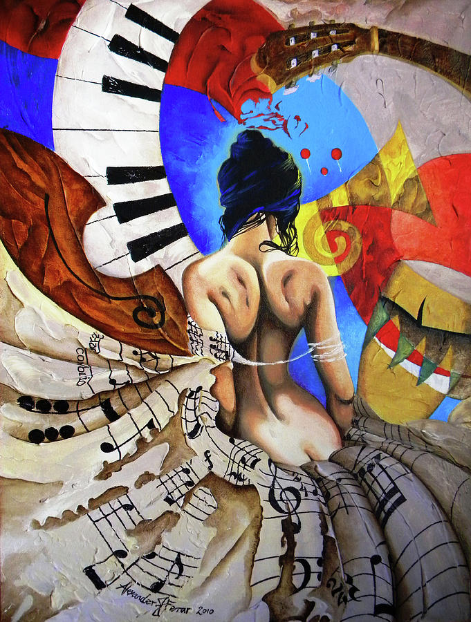Jazz Painting by Alexander Ferrar