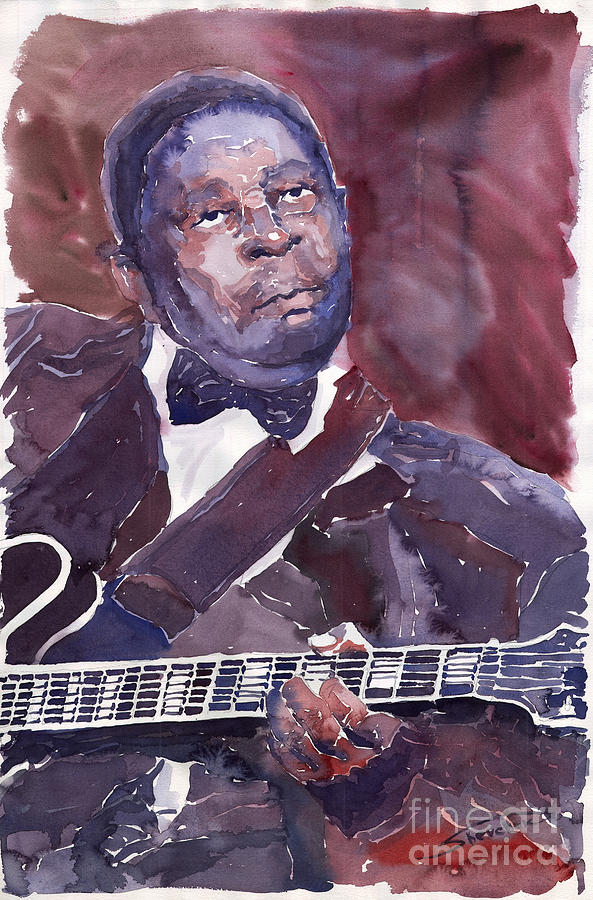 Jazz B B King Painting By Yuriy Shevchuk - Fine Art America