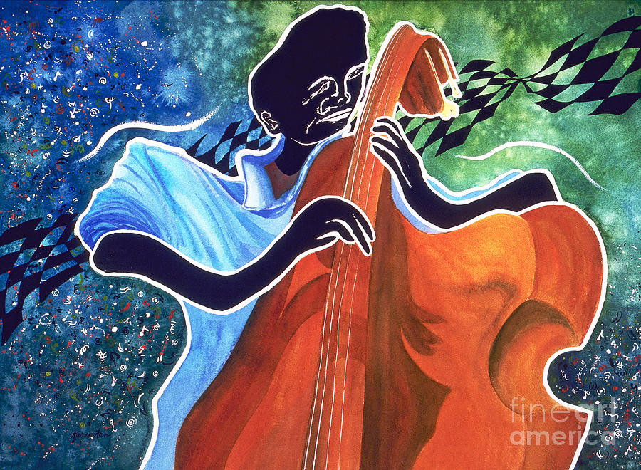 Jazz Base Painting by Karen Ann