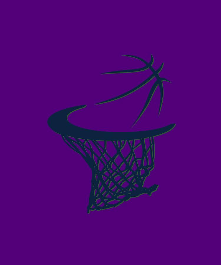 Jazz Photograph - Jazz Basketball Hoop by Joe Hamilton Jazz Photograph - Jazz Basketball Hoop by Joe Hamilton