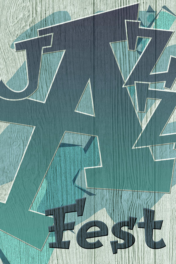 Jazz Fest Sign Digital Art by WB Johnston