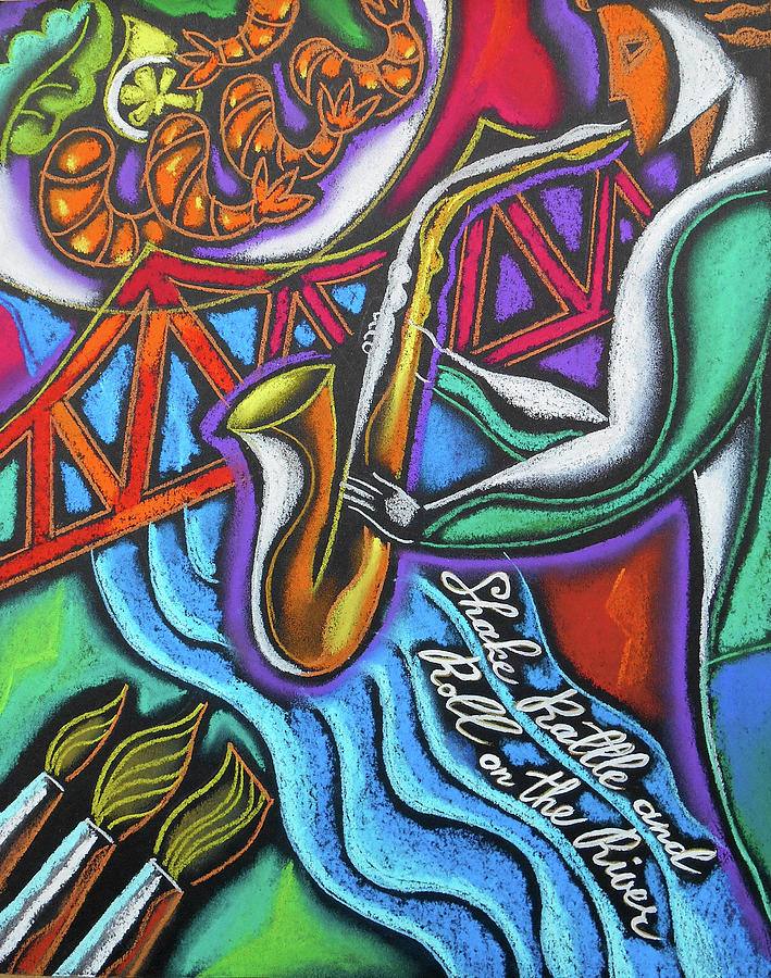 Jazz, Food And Art Festival Painting