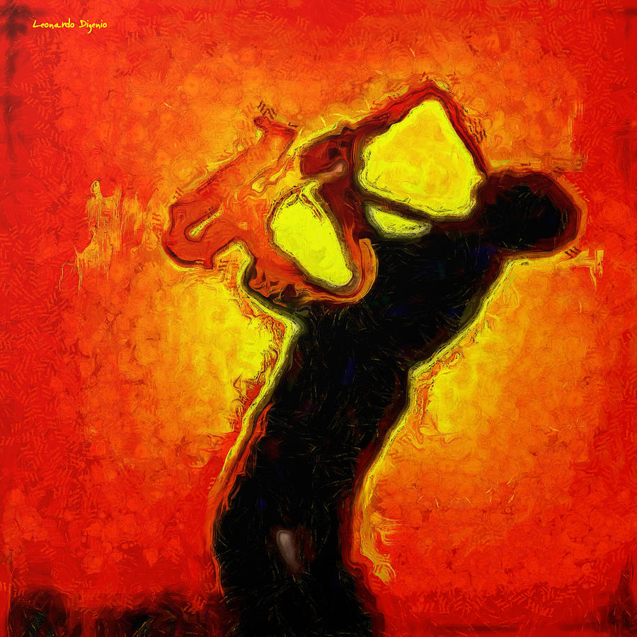 Jazz Festival Orange PA Painting by Leonardo Digenio Fine Art America