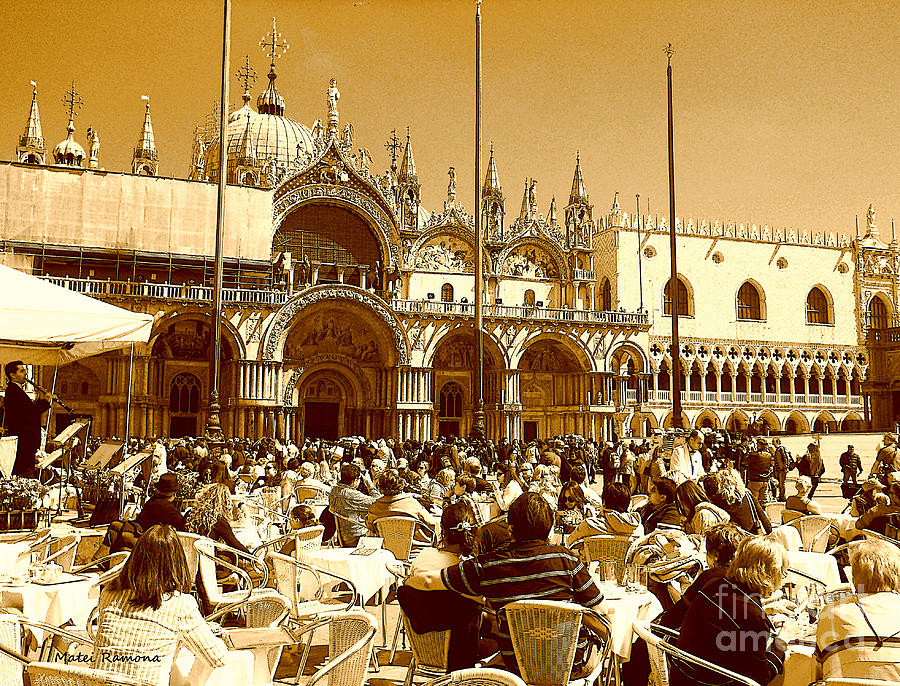 Jazz in Piazza San Marco Photograph by Ramona Matei