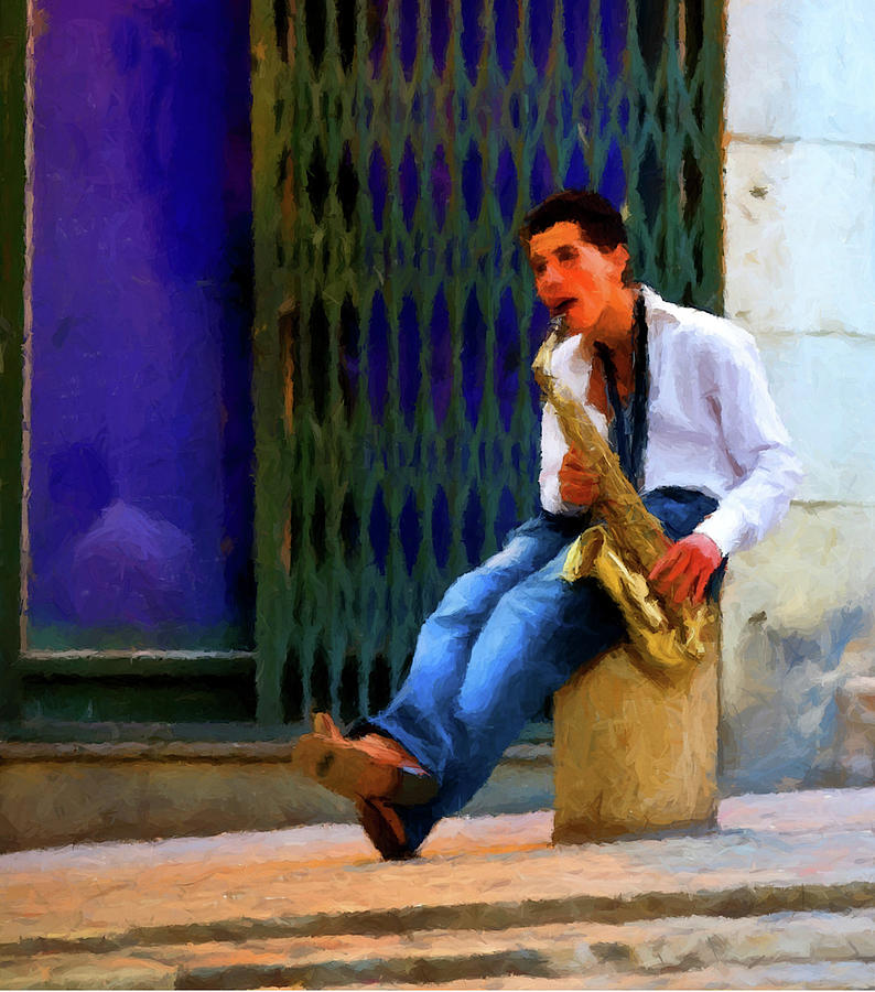 Jazz in the Street Photograph by David Dehner