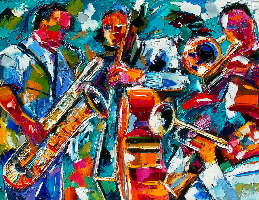 Jazz Magic Painting by Debra Hurd