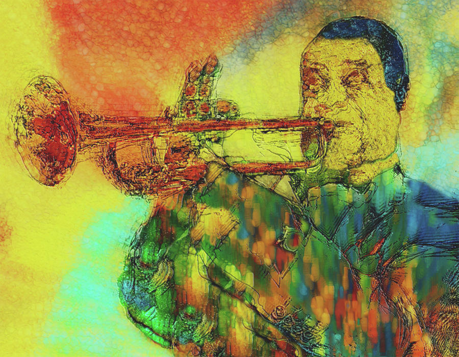 Jazz Painting - Jazz Man by Jack Zulli