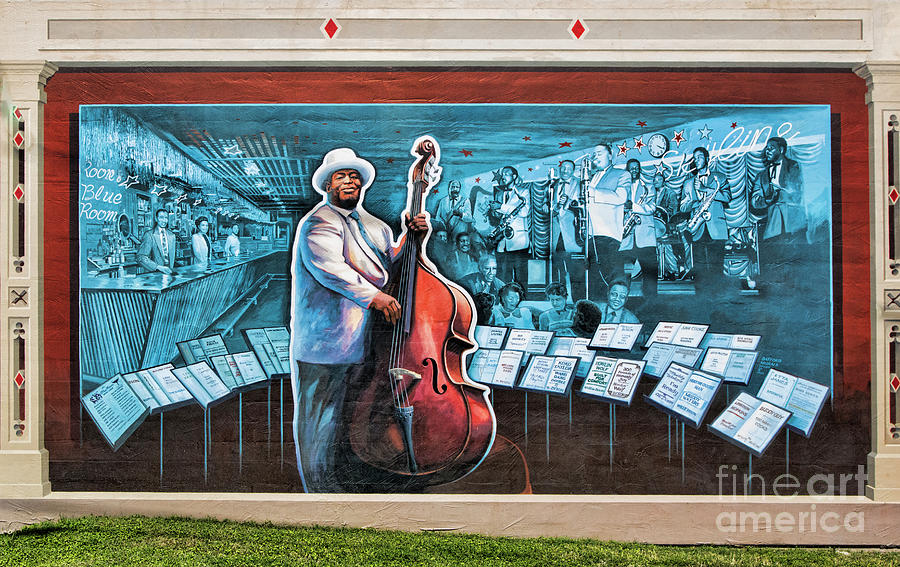 Jazz Mural Vicksburg Mississippi  Photograph by Chuck Kuhn