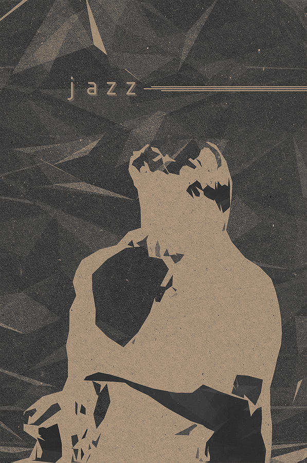 Jazz Music Poster Mixed Media by Konstantin Sevostyanov