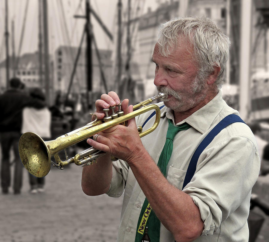 Jazz Musician Photograph by Inge Riis McDonald