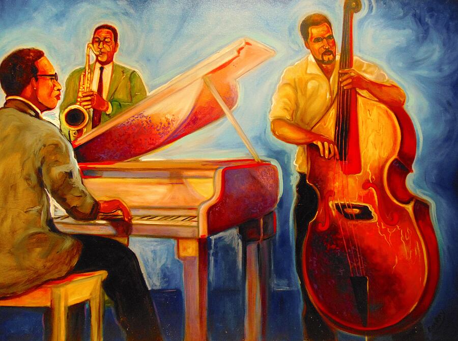 Jazz Night Painting by Emery Franklin