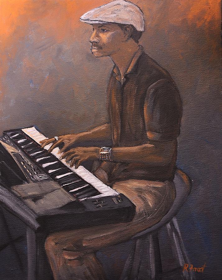 Jazz Painting by Reb Frost