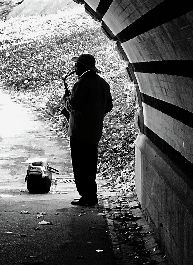 Jazz Silhouette Photograph by Mike Norkin - Fine Art America