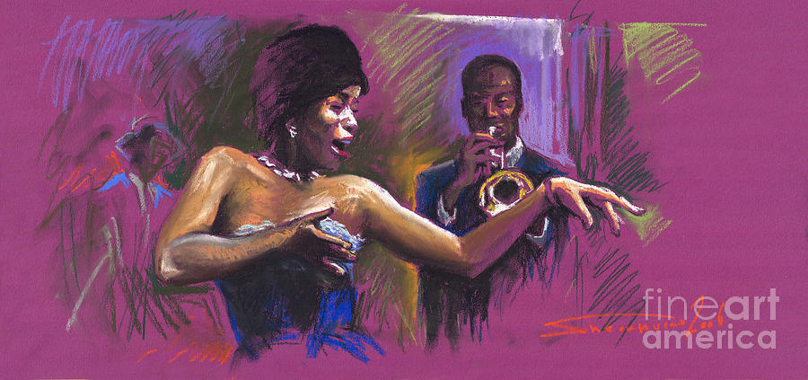 Jazz Painting - Jazz Song.2. by Yuriy Shevchuk