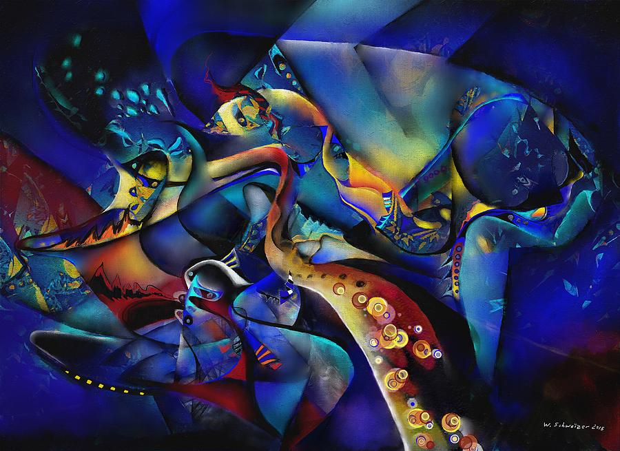 Jazz Painting by Wolfgang Schweizer