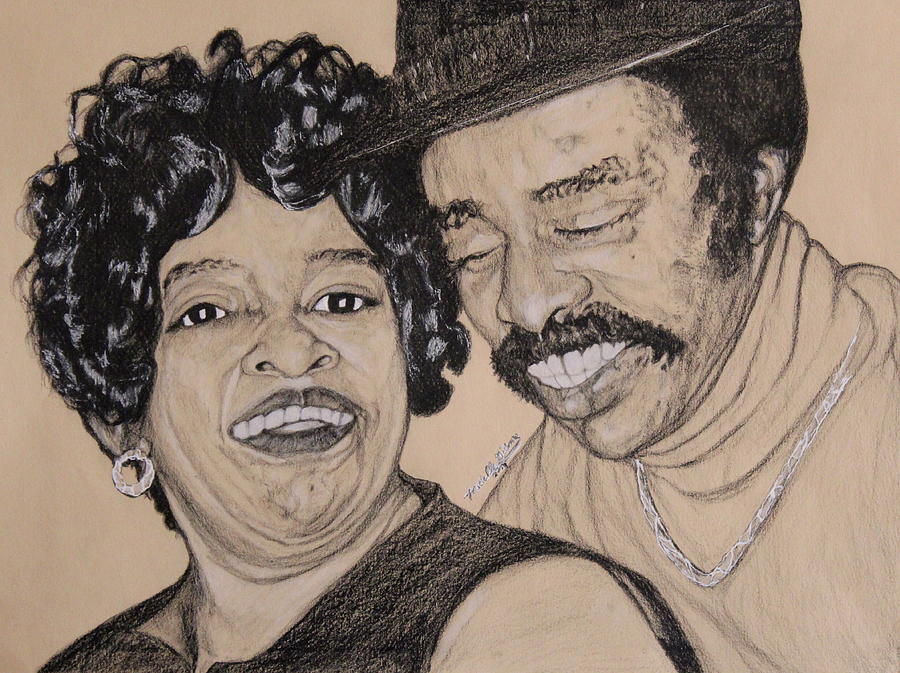 JB  WG Portrait Drawing by Michelle Gilmore