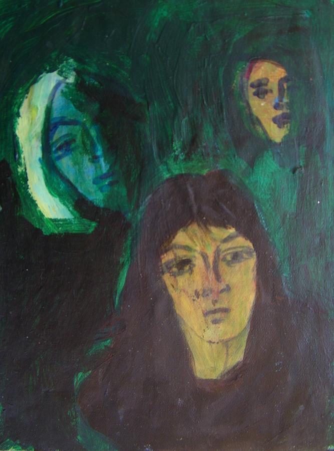 Abstract Painting - Jealousy by Judith Redman