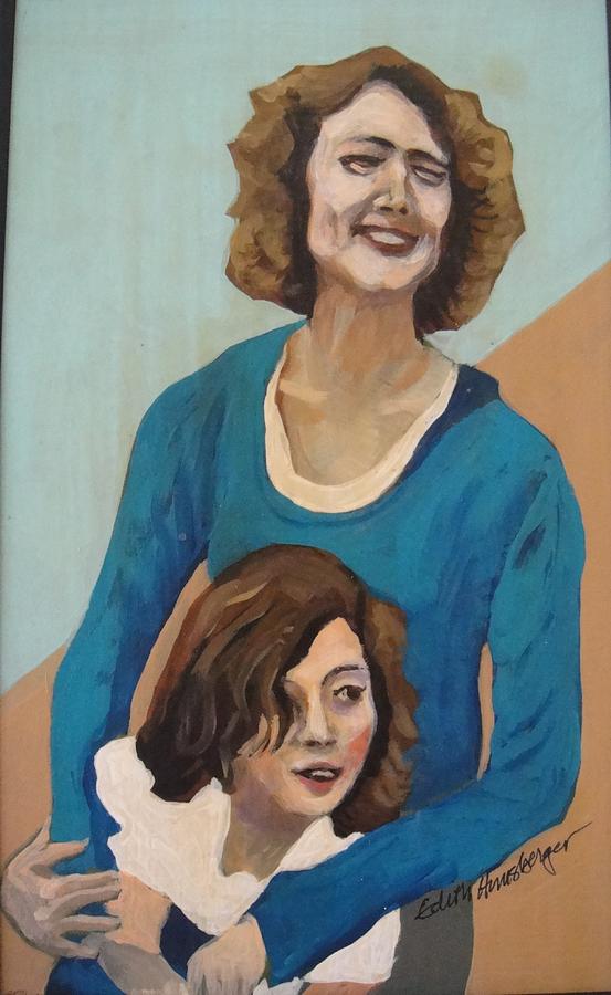 Jean and Katherine Painting by Edith Hunsberger