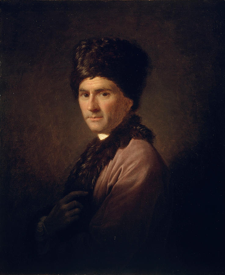 Jean-Jacques Rousseau Painting by Allan Ramsay