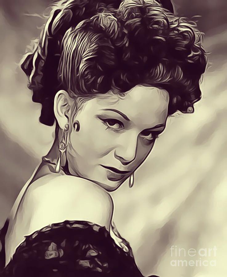Hollywood Digital Art - Jean Kent, Vintage Actress by Esoterica Art Agency
