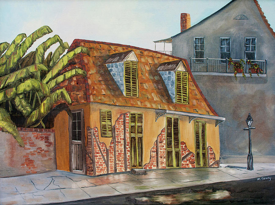 Jean Lafayette's Blacksmith Shop Painting by Marilyn Drury - Fine Art ...