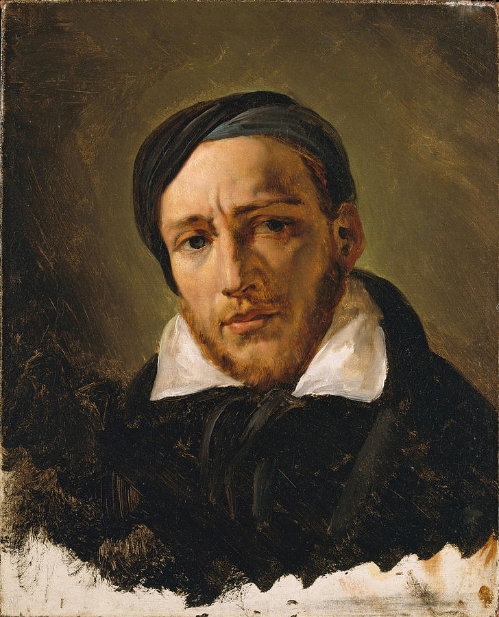 Jean-Louis-Andre-Theodore Gericault Painting by Horace Vernet