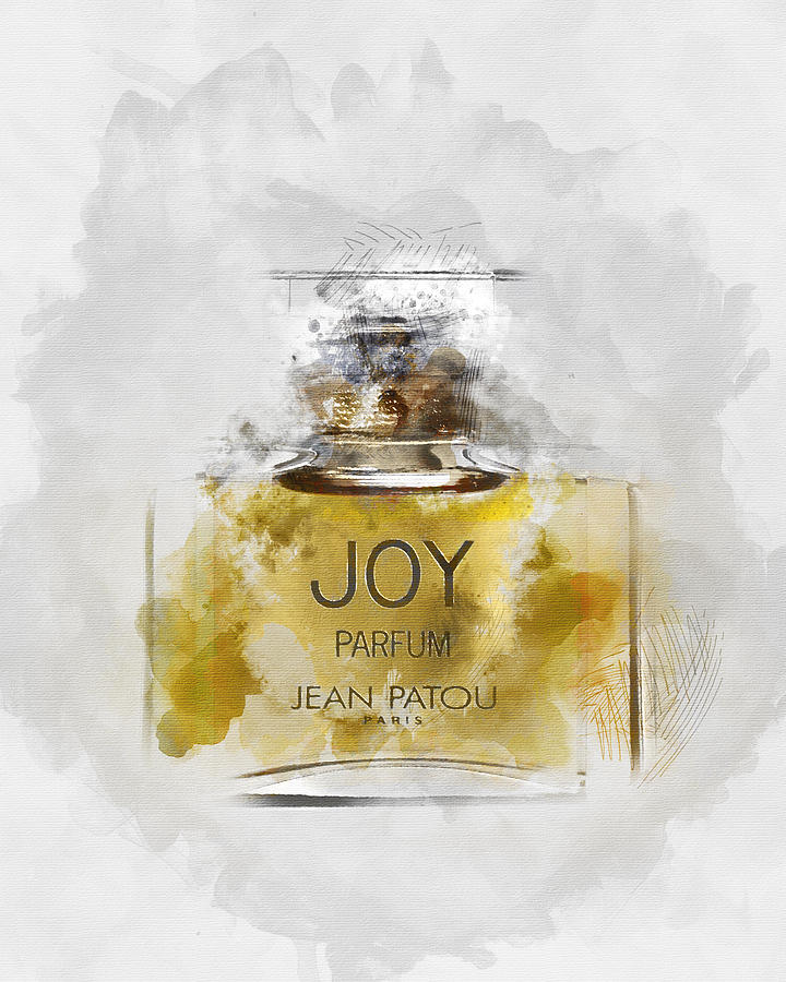 Jean Patou Joy Perfume Painting by Diana Van - Fine Art America