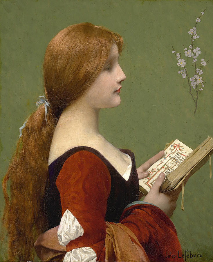 Jeanne la Rousse Painting by Jules Joseph Lefebvre