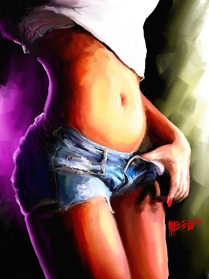 Sexy Painting - Jeans by Dillan Weems Sexy Painting - Jeans by Dillan Weems