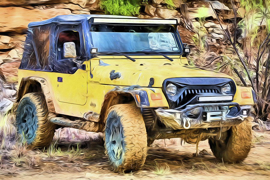 Jeep Life Digital Art by JC Findley