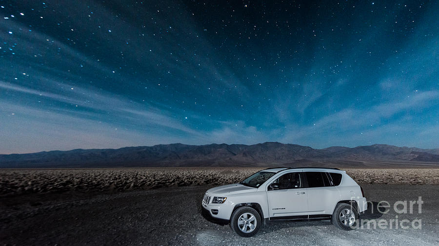 Jeep under the Stars Photograph by Jim DeLillo