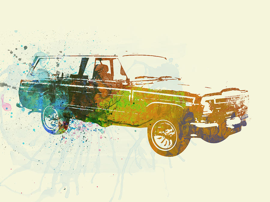 Jeep Wagoneer Painting - Jeep Wagoneer by Naxart Studio