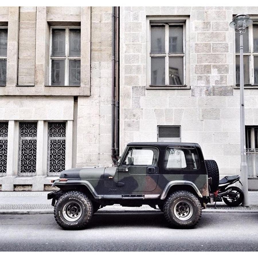 Berlin Photograph - Jeep Wrangler

#berlin #mitte #street by Berlinspotting BrlnSpttng