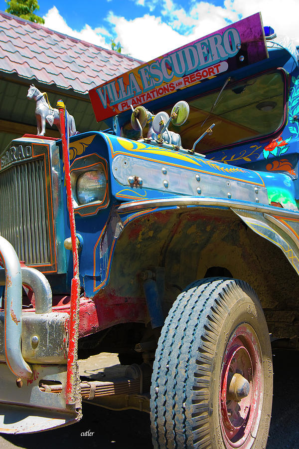 Truck Photograph - Jeepney by Betsy Knapp