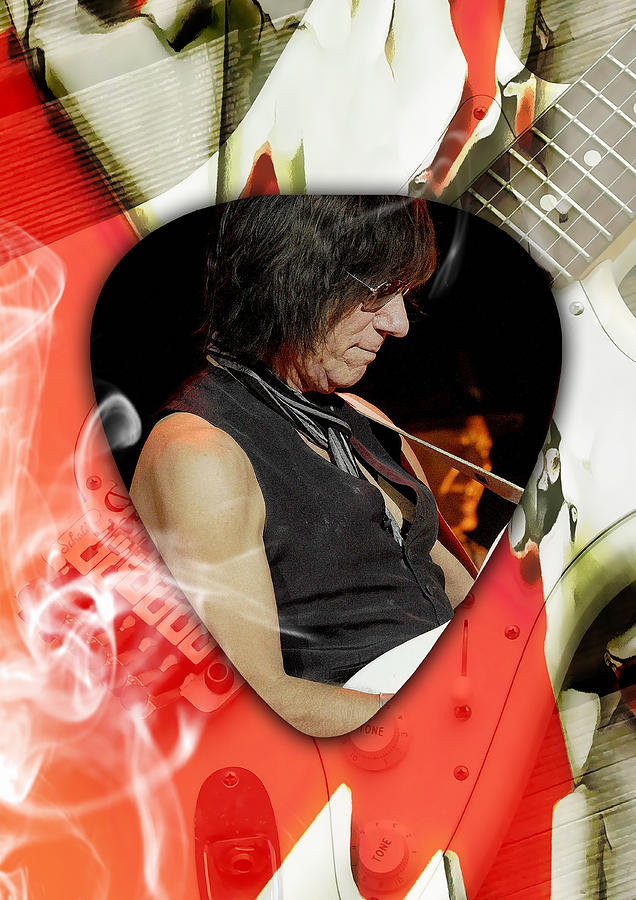 Jeff Beck Guitarist Art Mixed Media by Marvin Blaine